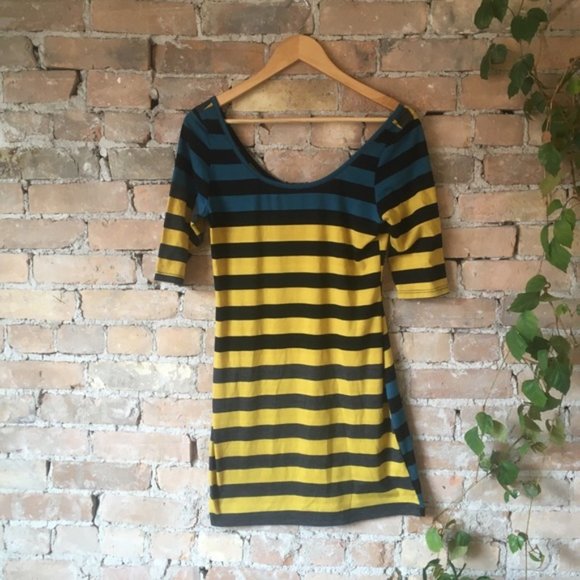 Bright Striped Dress - Picture 1 of 4